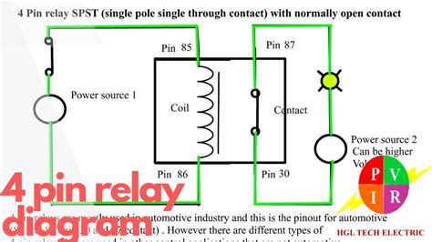 6 pole relay wiring diagram 